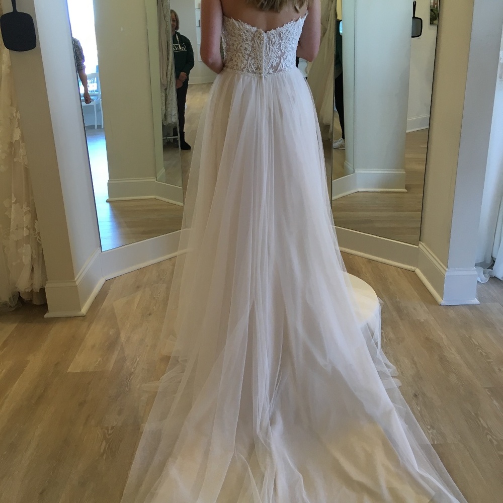 Rebecca Ingram Nia Wedding Dress with straps